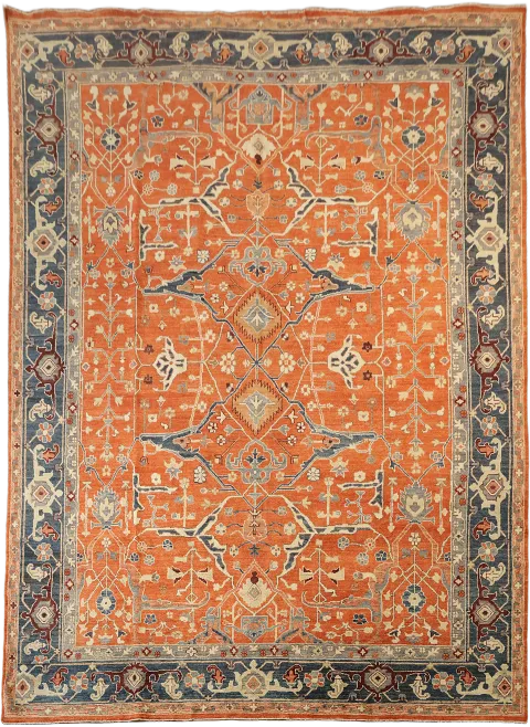 Outstanding! Wool Oushak Turkish Vegetable Dye Oriental  Large Rug 10x14