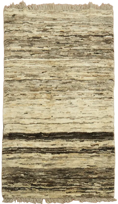 Modern 3x4 Gabbeh Zolanvar Persian Area Rug
