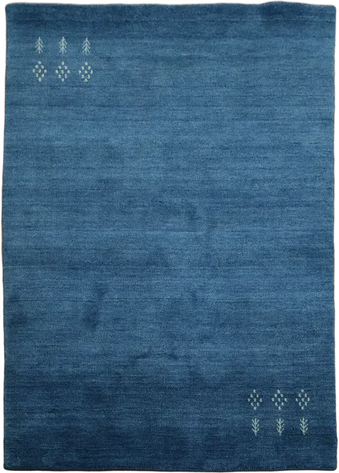 Luxurious Blue Gabbeh Tribal Rug 4x6