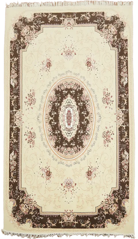Soft Plush Floral 7x10 Tabriz Persian Area Rug
