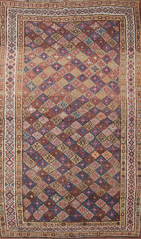 Tribal Nomad Gabbeh Shiraz Area Rug 5x8