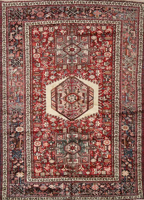 5x6 Gharajeh Persian Area Rug