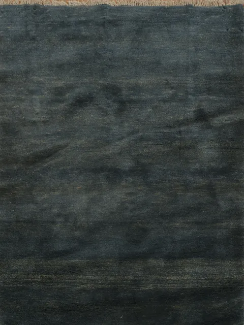 Deep Blue Toned  Gabbeh Zollanvari Persian Rug 4x5 ft