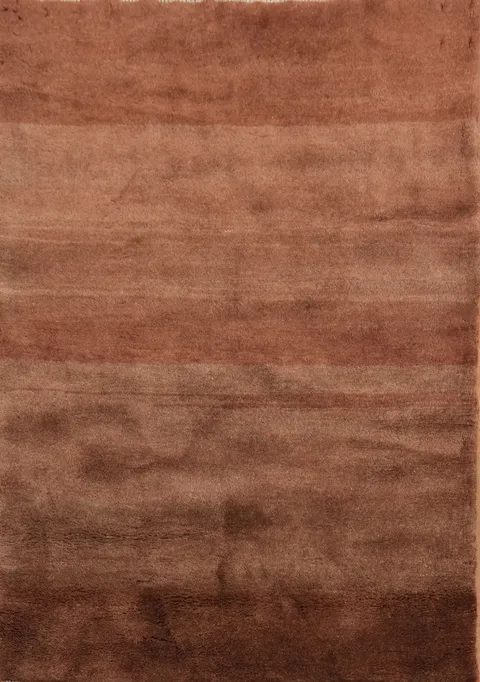 Rich Textured Brown Tones Gabbeh Zolanvari Persian Rug 4x5