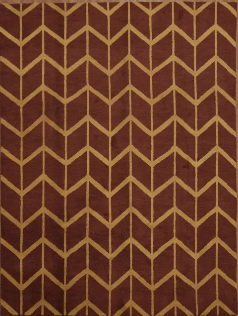 Chevron Design Moroccan Area Rug 9x12 for a Stylish and Cozy Home