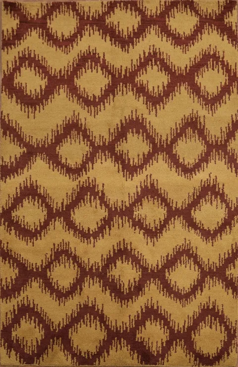 Moroccan Trellis Indian Area Rug 5x8