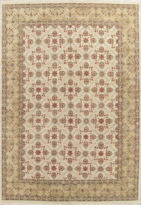 All-Over Oushak Indian Oriental Area Rug 10x14