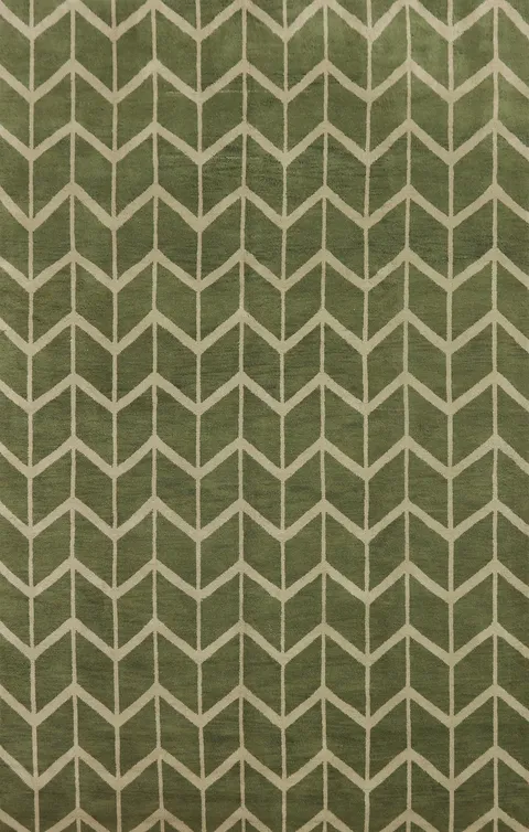 Trellis Green Gabbeh Oriental Large Rug 10x14
