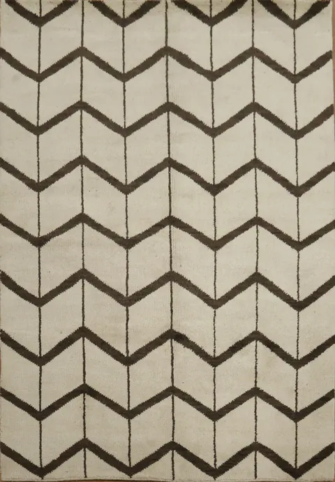 All-Over Trellis Oriental Area Rug 5x8