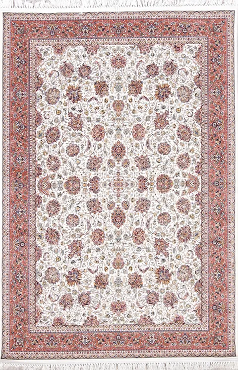 Floral Tabriz Turkish Oriental Rug