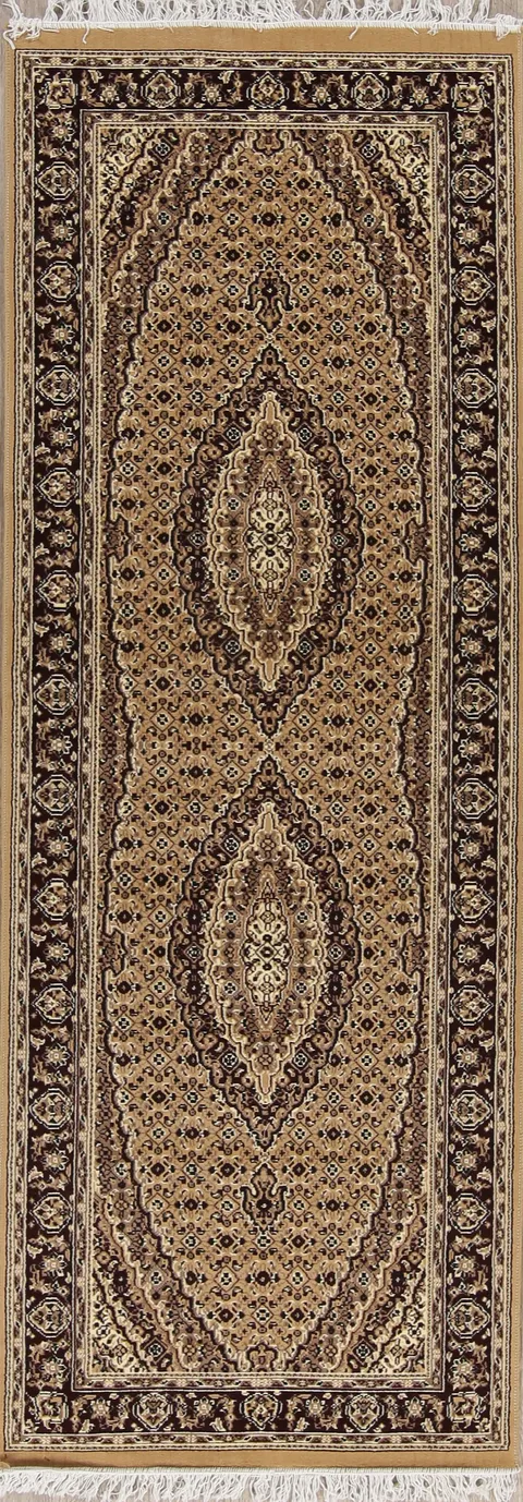 Geometric Bidjar Turkish Oriental Runner Rug