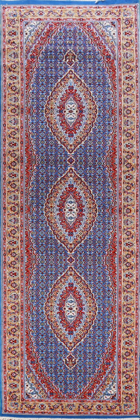 Geometric Bidjar Turkish Oriental Runner Rug