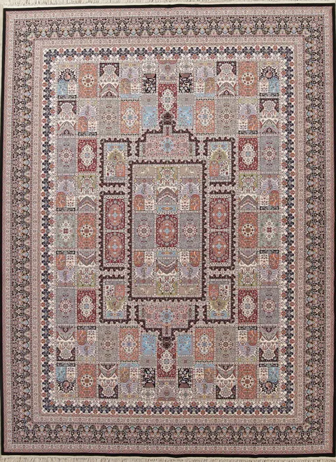 Garden Design Hereke Turkish Oriental 10x13 Acrylic Wool Area Rug