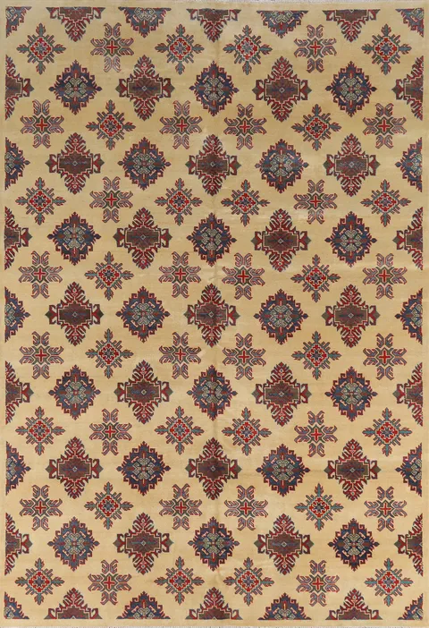Geometric Kazak Pakistan Rug 7x10