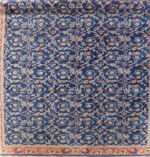 Palace Size Vintage Art Deco Oriental Wool Rug 15x25
