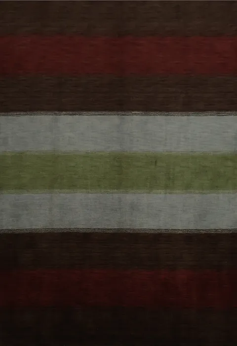 Striped Elegance Gabbeh Area Rug 8x10 for Modern Interiors