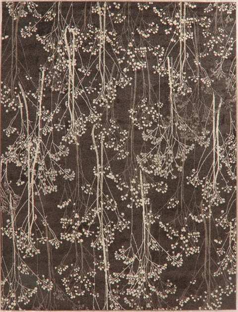 Brown Trees Design Modern Oriental Area Rugs