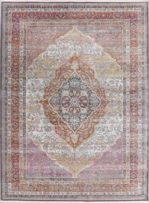 Traditional Floral Distressed Turkish Oriental Rugs