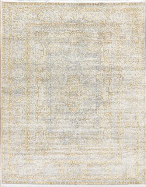 Vintage Style Distressed Heat-Set Area Rugs