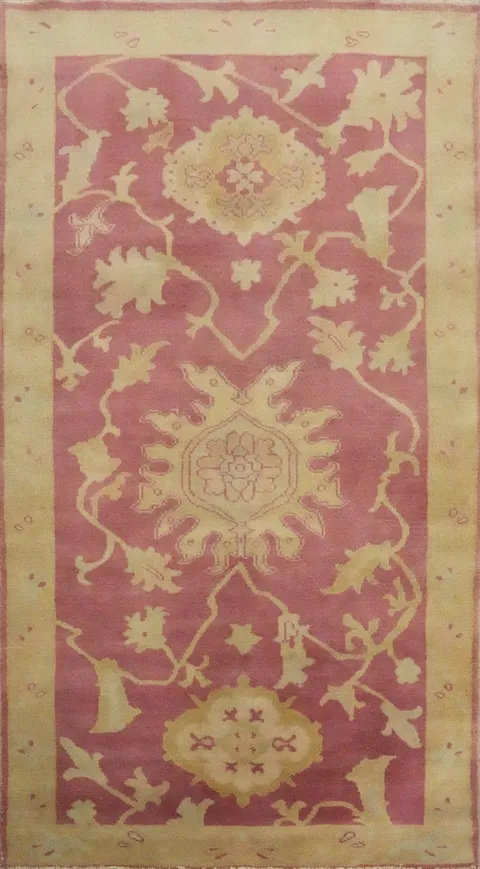 Vegetable Dye Oushak Egyptian Rug 3x5