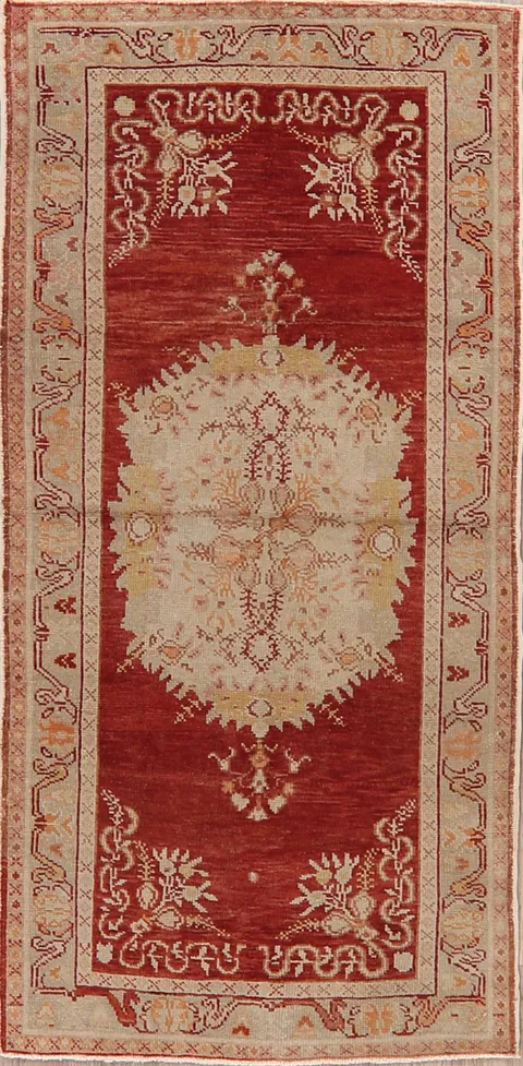 Medallion Anatolian Turkish Area Rug 3x6