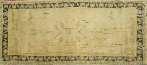 Geometric Anatolian Turkish Area Rug 2x4