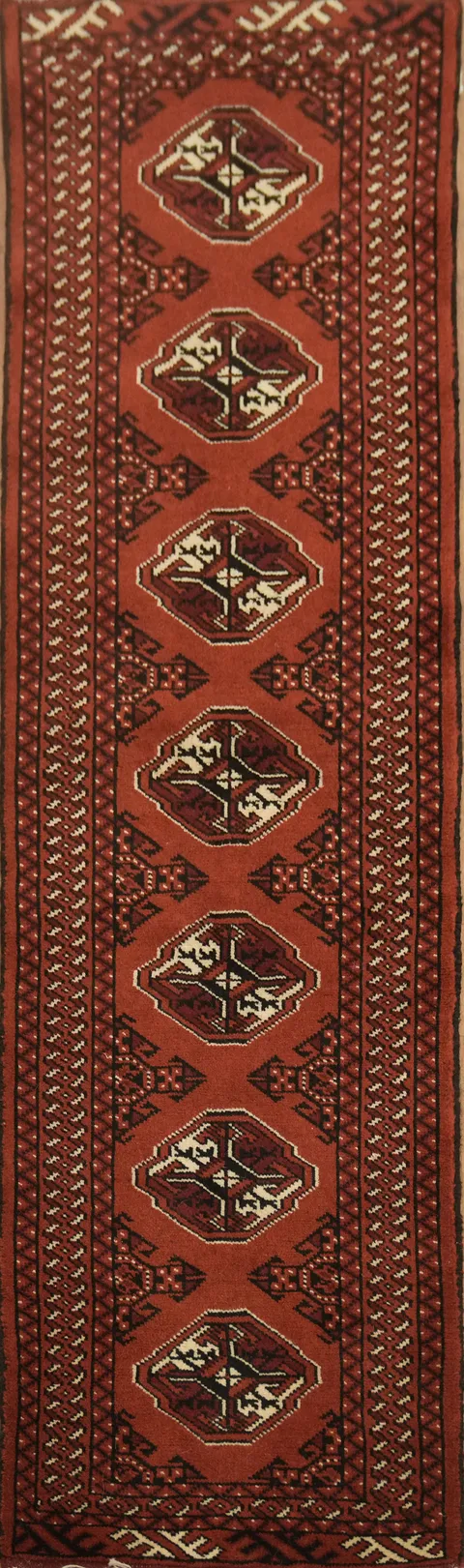 Geometric Bokhara Oriental Runner Rug 2x6