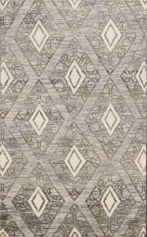 South-western Geometric Moroccan Oriental Area Rug 5x8