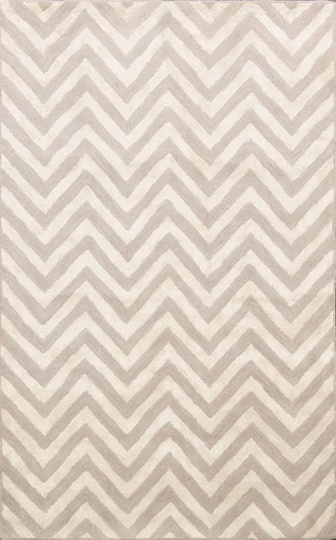 Modern Trellis Oriental Area Rug 4x6