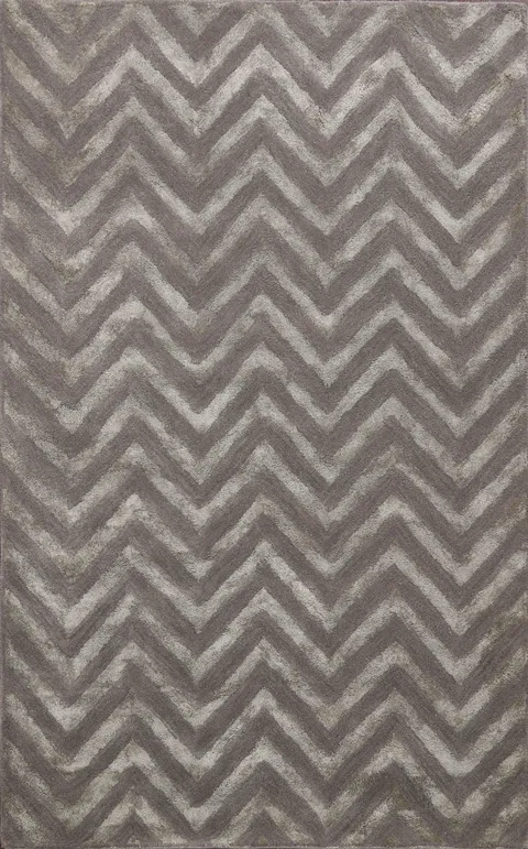 Modern Trellis Oriental Area Rug 4x6