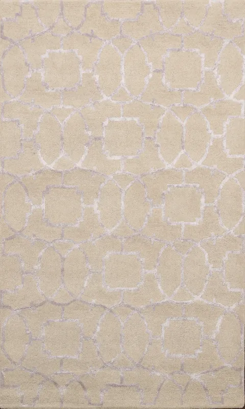 Abstract Oriental Rug 4x6