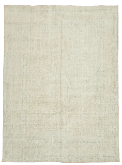 Sleek Beige Distressed Persian Rug for a Subtle Touch of Elegance 8x11 ft