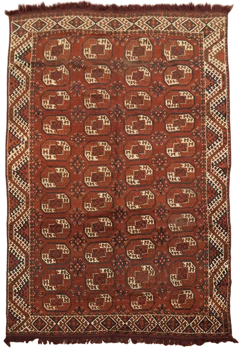 Antique Vegetable Dye Balouch Oriental Area Rug 7x9