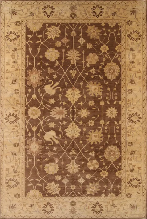 10x14 Oushak Peshawar Pakistan Oriental Area Rug
