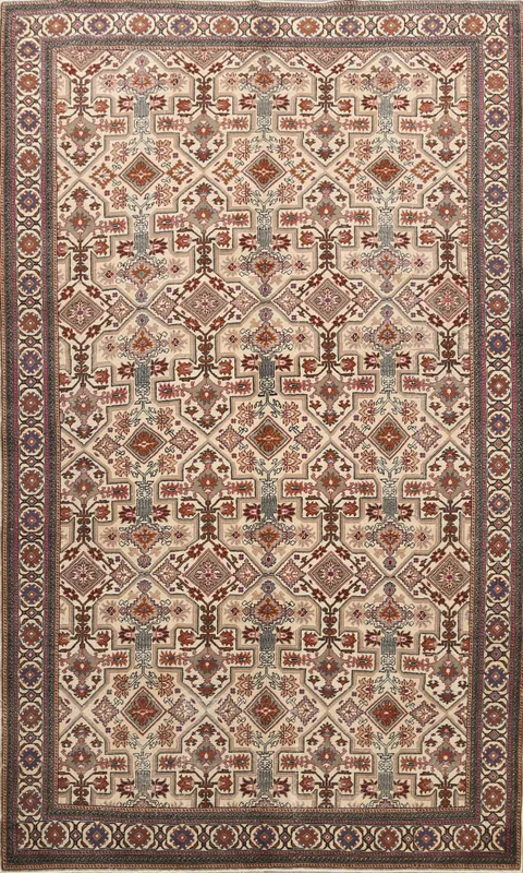 Geometric Anatolian Oriental Area Rug 6x10
