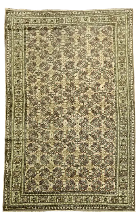 All-Over Anatolian Turkish Area Rug 6x10