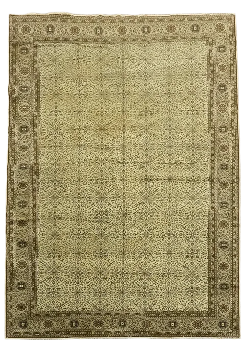 All-Over Anatolian Turkish Area Rug 7x10