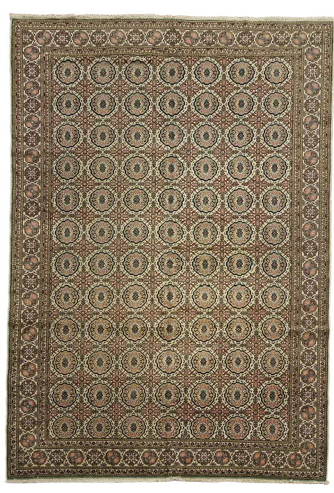 Geometric Anatolian Turkish Area Rug 7x10