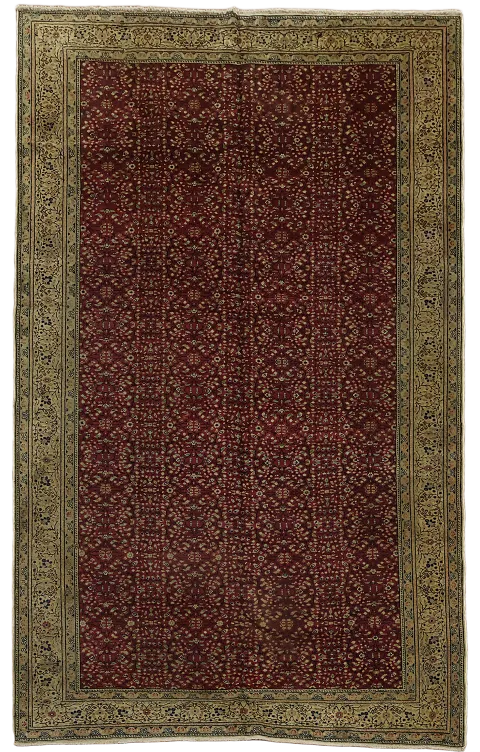 Antique All-Over Anatolian Turkish Area Rug 7x10