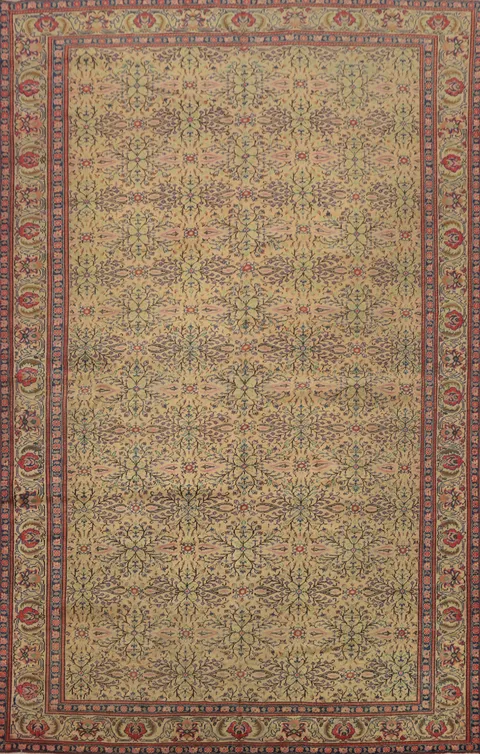 Antique Sivas 100% Vegetable Dye Area Rug 6x10