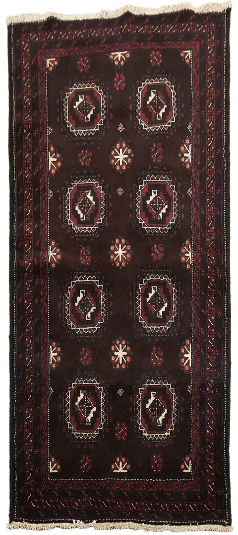 Balouch Afghan Oriental Area Rug 3x6