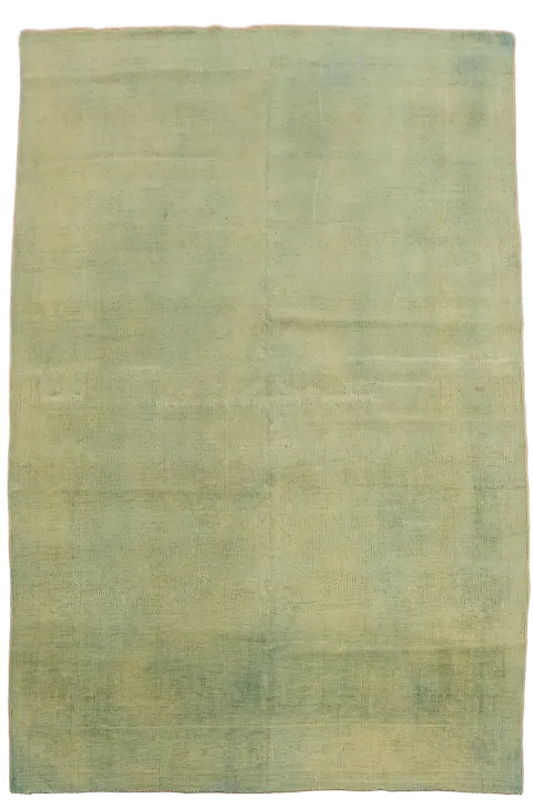 Muted Distressed Oushak Egyptian Area Rug 7x11