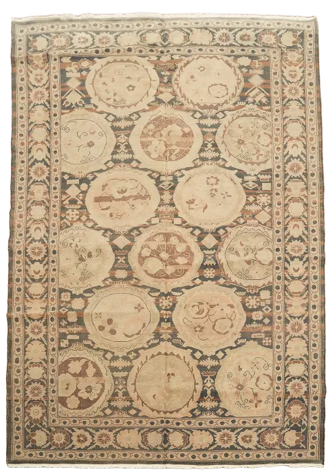 Floral Oushak Egyptian Area Rug 7x10