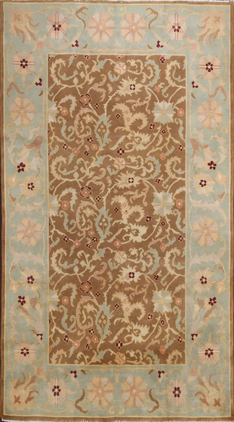 Floral Oushak Egyptian Area Rug 5x8