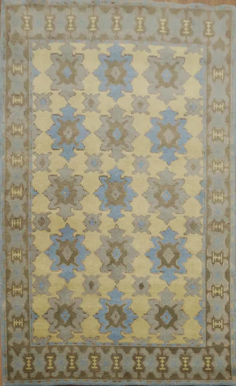 Geometric Modern Oriental Area Rug 5x8