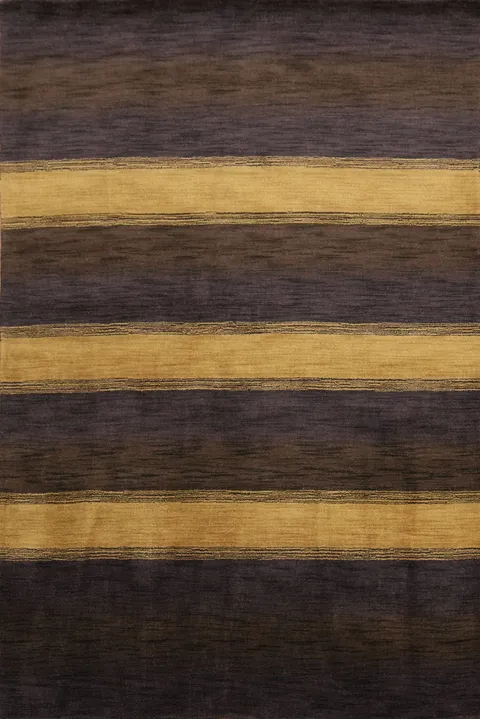 Striped Gabbeh Oriental Area Rug 5x8
