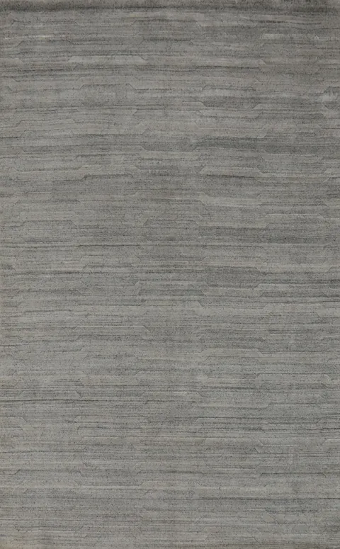 Gray Modern Moroccan Oriental Area Rug 5x8