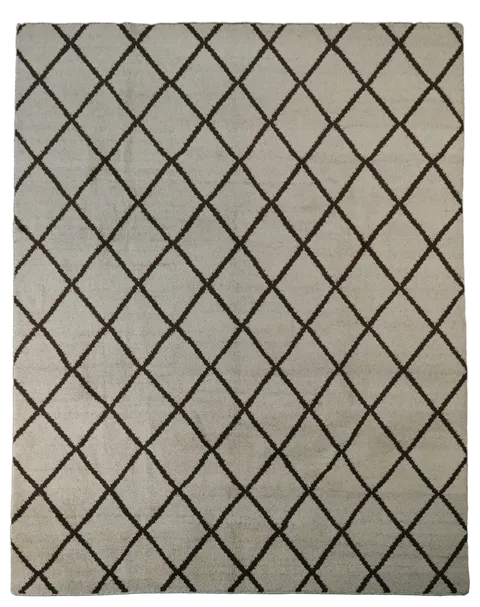 Trellis Moroccan Oriental Wool Area Rug 8x10
