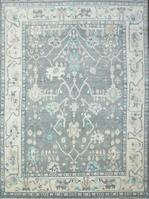 Authentic Oushak Turkish Oriental Area Rug 9x12