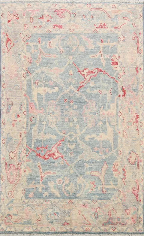 All-Over Oushak Oriental Area Rug 5x7